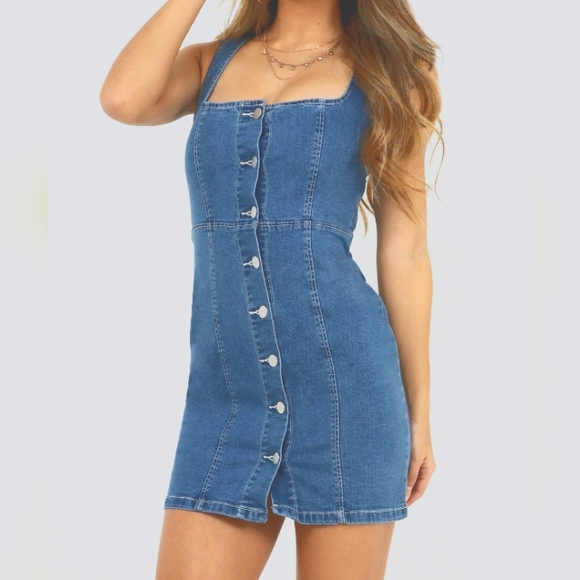 Aeropostale denim button down dress - Picture 2 of 16